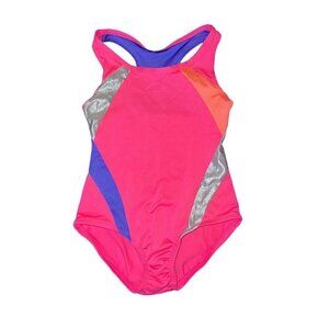 CIRCO Girls Dance Gymnastics Leotard Pink Multicolored Sz XS (4/5)